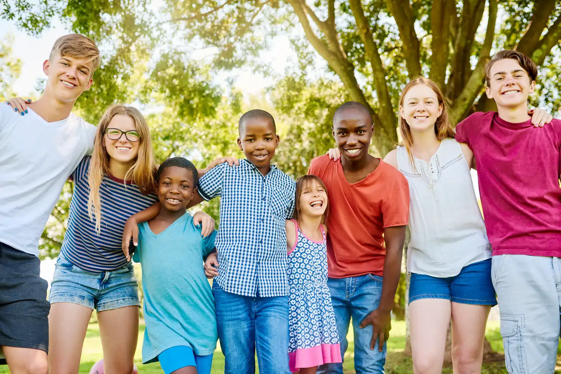 Group of children and young people at GHCA