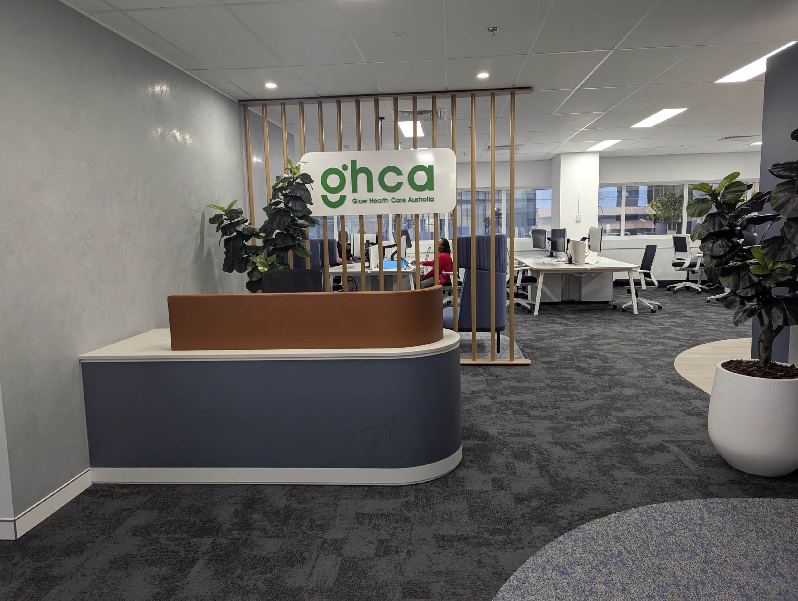 Glow Health Care Australia office team